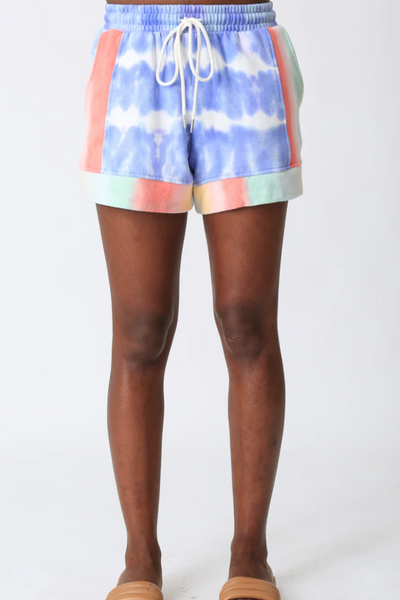 ELECTRIC & ROSE WOMENS STACEY SHORT PATCHWORK